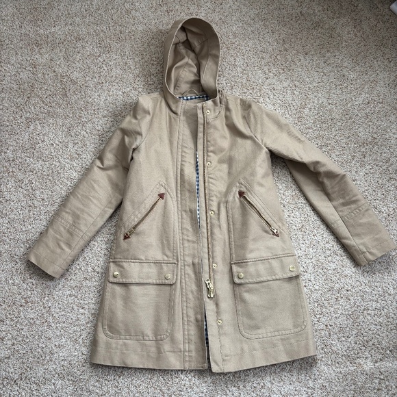 J. Crew Chateau trench coat - Picture 1 of 8